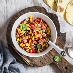 Grilled Corn & Poblano Salsa